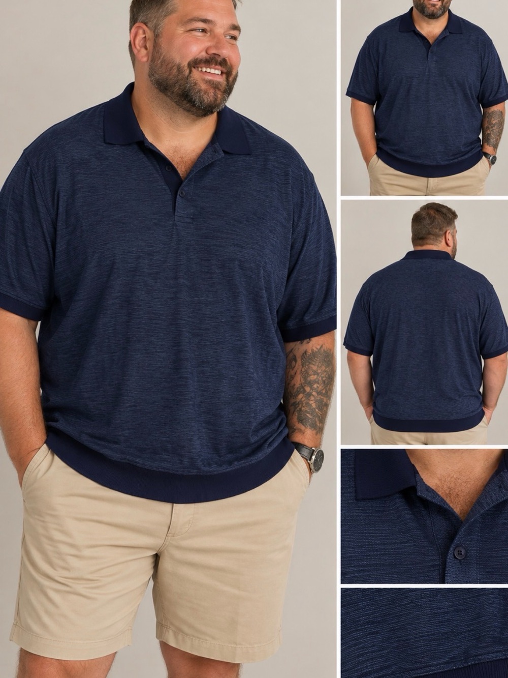 Nautica Dark Blue Men's Polo Shirt